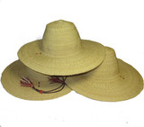 African Straw Hats Natural